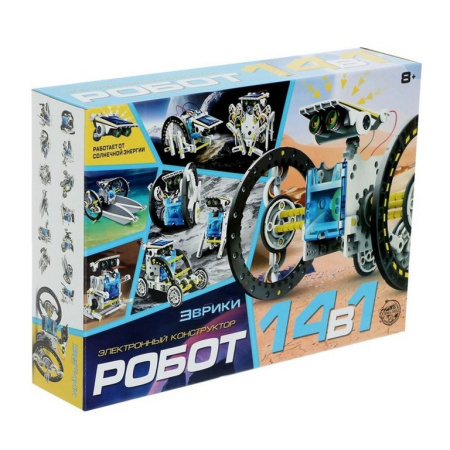 Игра научная .8+ "Робот", 14 в 1 Эврики