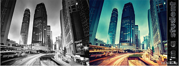 Обложка для студенческого билета из ПВХ  7,8*21,2 "Мегаполис"