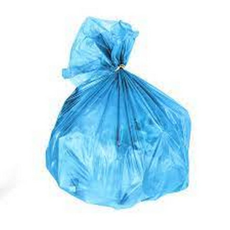 Мешки для мусора  10л. 50 шт/рул ( 10 мкм) ПНД "Чистый дом!" 40*50 см. голубые, рулон