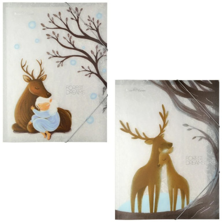 Папка-клип для неперфорированных листов A4 "FOREST DREAM" Bruno Visconti