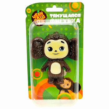 Игрушка - тянучка "Чебурашка" 9 cм, св. коричневый