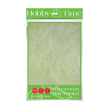 Поделочная паутинка "Пастельные цвета" А4, 7 листов, 7 цветов HobbyTime