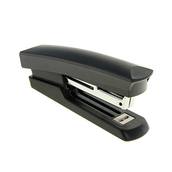 Степлер № 10 до 20л Erich Krause ECO черный с антистеплером (глубина 50мм)