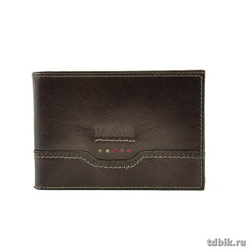 Визитница на 40 визиток D.Morelli "VITO", нат.кожа, коричневая