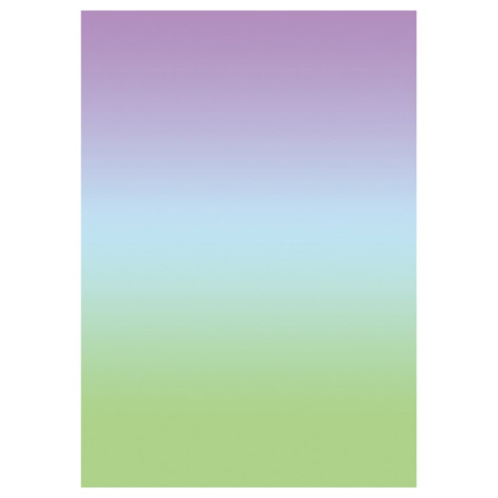 Бумага упаковочная 70*100см  в рулоне (ассорти) "Gradient" MESHU