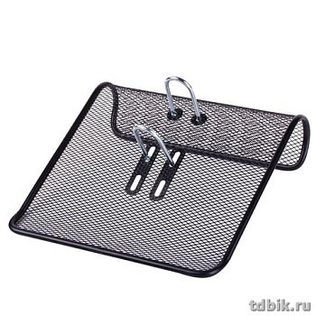 Подставка под календарь металлическая, большая, цвет черный Brauberg "Germanium"