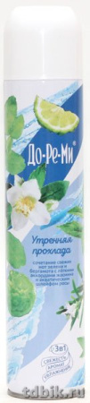 Освежитель воздуха До Ре Ми аква + утренняя прохлада, 350 мл.