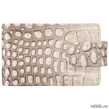 Визитница Dr.Koffer 11*7см на 48 визиток, бежевый