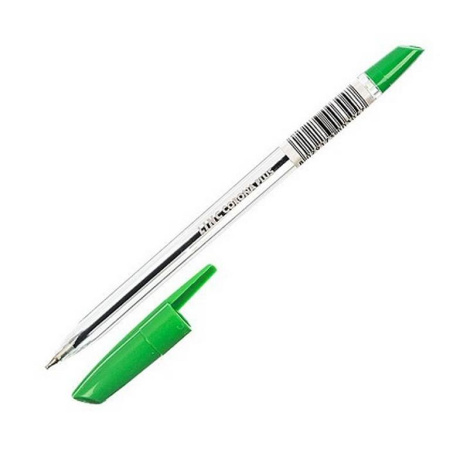 Ручка шариковая масляная Linc Corona Plus 0,7мм зеленая (стерж.138мм, линия 0,35мм)