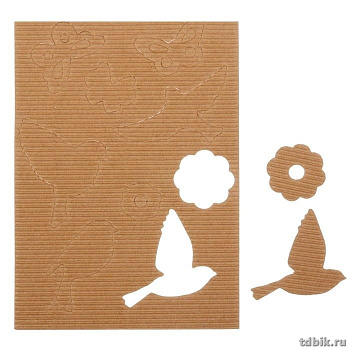 Вырубные картинки "Птицы" 11*16см