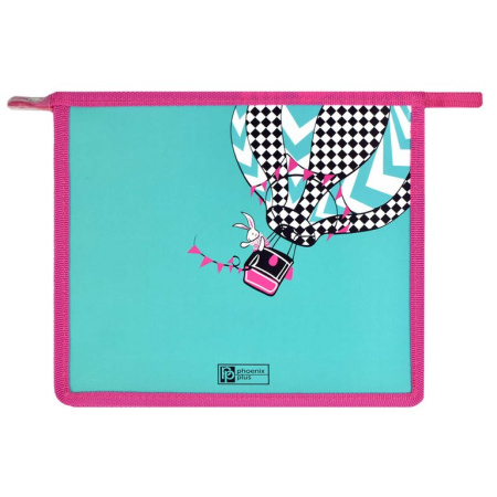 Папка для тетрадей А5 на молнии "МЕЧТАЙ" дно с расширением