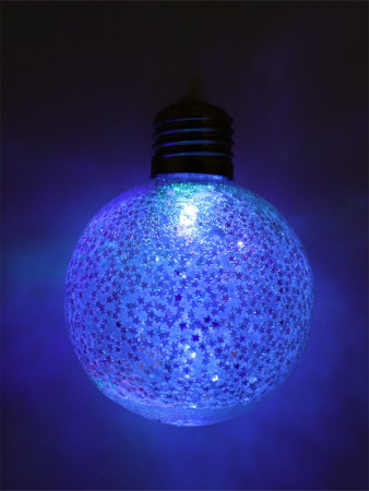 Набор шаров светящихся "Снегопад" LED 8см (3шт)