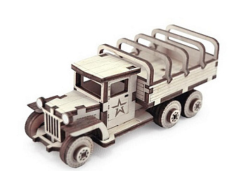 Сборная модель из дерева   54 дет. "Грузовичок ЛТ-ВП" 120*50*45мм