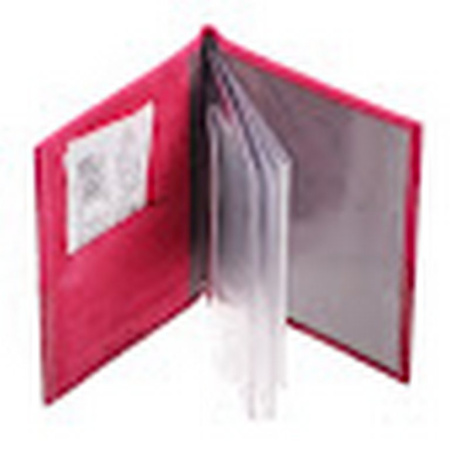 Бумажник водителя D.Morelli "Violetta", нат. кожа, малиновый