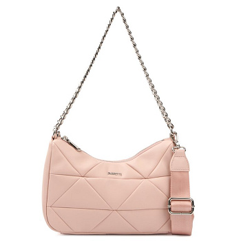 Сумка женская FABRETTI 27х18х10 см, нат. кожа, розовый