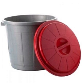 Бак 60л., пищевой пластиковый с крышкой