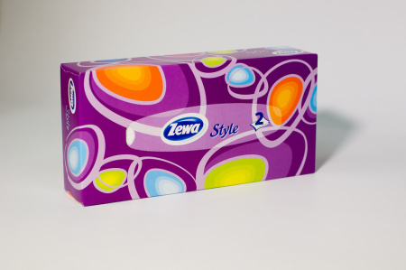 Салфетки косметические 100 шт/уп 2-слойные, Zewa/Zemma