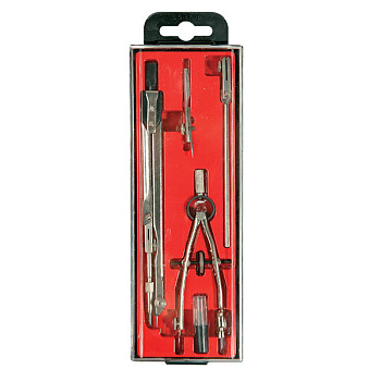 Набор чертежный  5 предметов ГЛОБУС Техника