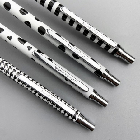 Ручка шариковая Bruno Visconti Felicita "Black&White" в футляре, синяя, 0,7мм