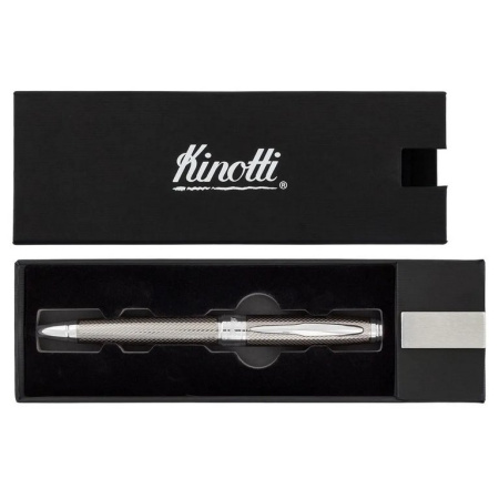 Ручка шариковая Kinotti "Alberti" подар.футляр, синяя 1мм (стерж.98мм тип Parker)