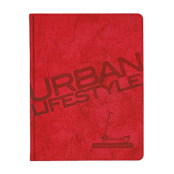 Дневник школьный интегральная обложка  "URBAN" красный 48л