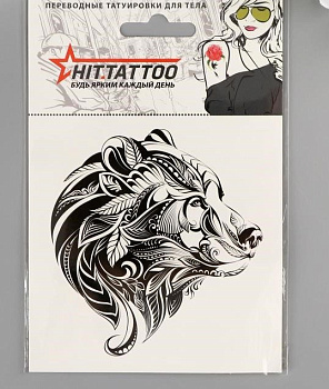 Наклейка-тату "Медведь" 10х15 см Toomix