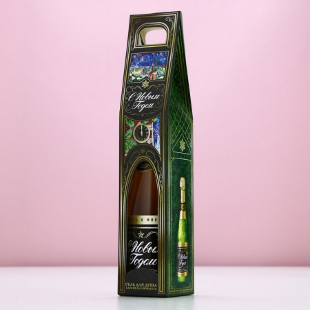 Гель для душа в подарочной упаковке, аромат шампанского 250 мл