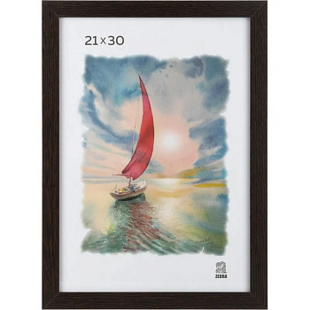 Рамка для фотографий 21*30 см дерево цв. венге Зебра