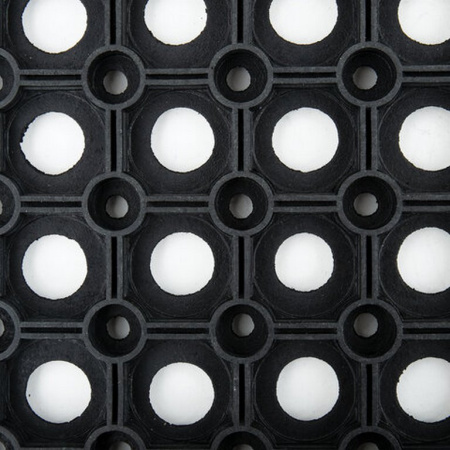 Коврик придверный грязесборный, резиновый ячеистый  50x100х1,6 см