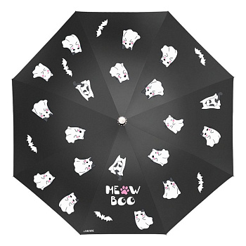 Зонт детский deVENTE "Ghost Meow" диаметр купола 97см  высота 56,5см, 330гр.