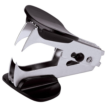 Антистеплер для скоб № 10, 24/6, 26/6 с фиксатором, черный Berlingo "Blitz"