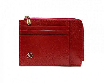 Картхолдер D.Morelli "Модерн" с RFID-защитой, нат.кожа, цв. Красный