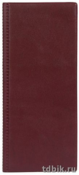 Визитница на 96 шт. с ввар. файлами (борд.)