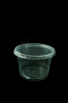 Контейнер круг. 350 мл, прозрач.,