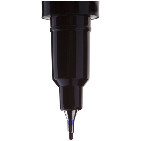 Маркер перманентный   двусторонний 0,5-1 мм Berlingo "Multiline PE55" круглый, черный