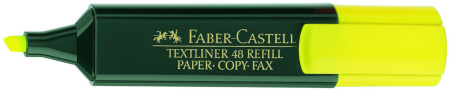 Текст-маркер Faber-Castell 1548 желтый
