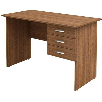 Стол письменный с подвесной тумбой "Канц"  (1200*600*750мм), цвет орех