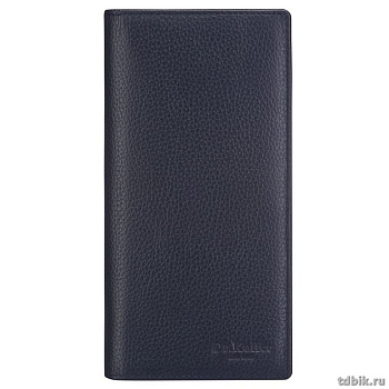 Портмоне Dr.Koffer 18*9см, нат. кожа, синий