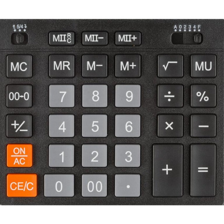 Калькулятор наст. Attache AF-222  (12 разр., 2 питания, 203x158x40мм)