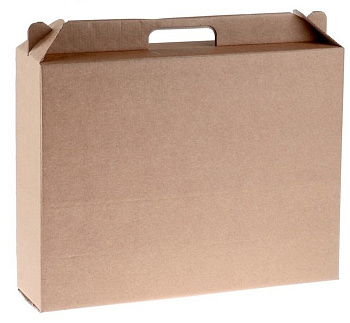 Коробка для подарков 34,5*27*8см крафт