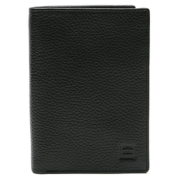 Портмоне FABRETTI мужское, нат. кожа, 10*13,8*1,5 см, черный
