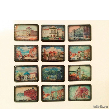 Магнит Томск смола "Старый Томск" 6,5*4,5 (ассорти)