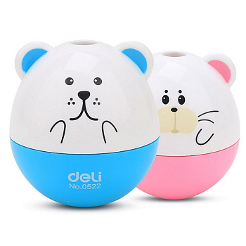 Точилка с контейнером Deli Неваляшка