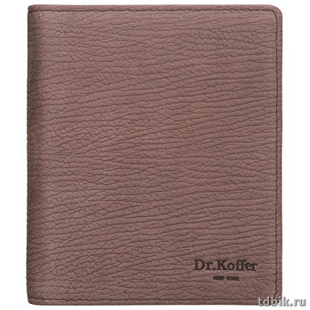 Визитница Dr.Koffer 13*11см на 48 визитки, хаки