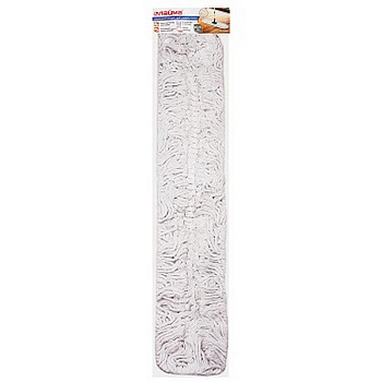 Моп плоский 80см для швабры-рамки, хлопок