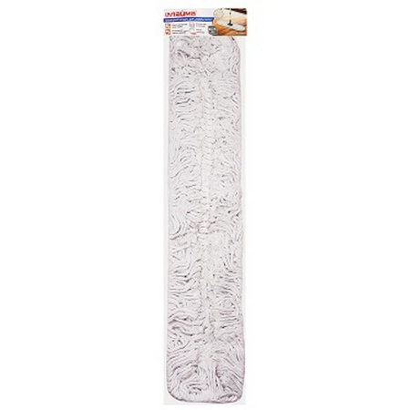 Моп плоский 80см для швабры-рамки, хлопок