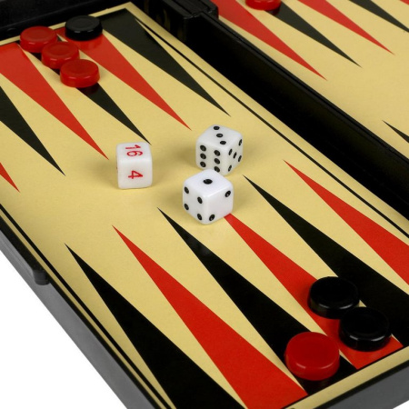 Игра настольная Шахматы, шашки, нарды (пластик) магнитные ИГРАЕМ ВМЕСТЕ