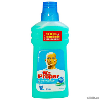 Средство для мытья полов Mr. Proper, 1000 мл "Горный ручей"