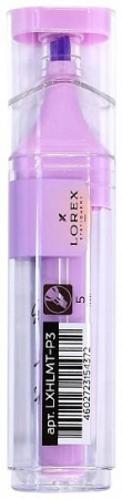 Набор текст-маркеров  3 шт LOREX "PASTEL" (сиреневый, мятный, коралловый)