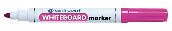 Маркер для доски Centropen 2,5 мм розовый круг.